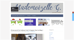 Desktop Screenshot of mademoizellegeekette.fr