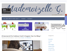 Tablet Screenshot of mademoizellegeekette.fr
